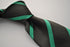 black and green club striped tie